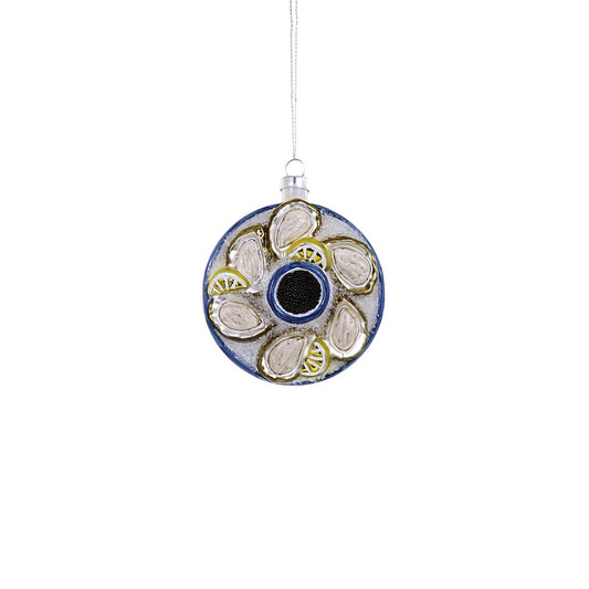 PLATED OYSTER ORNAMENT