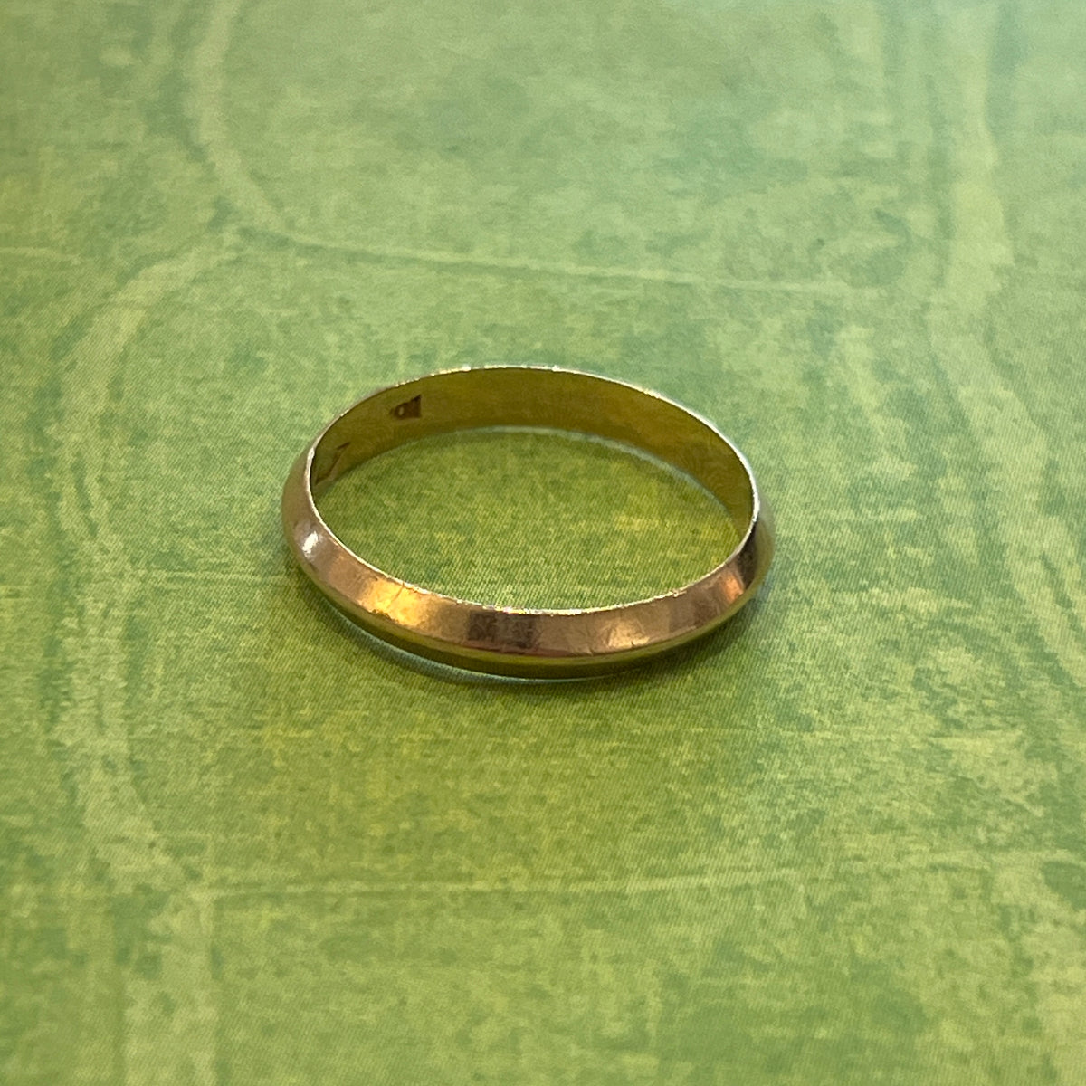 Vintage 10k Yellow Gold Knife Edge Ring - Sz. 11.25