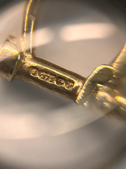 Vintage 9ct Yellow Gold Handcuffs Charm