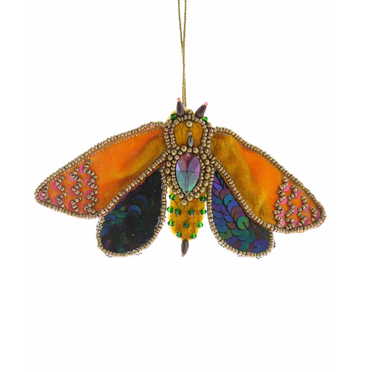 VELVET MOTH ORNAMENT