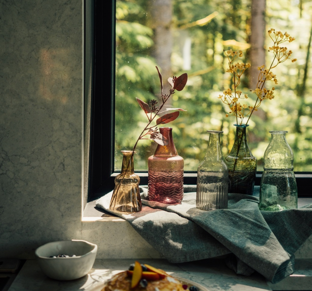 Recycled Glass Bottle Vase