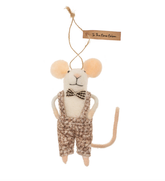 To The Nines Nelson Mouse Ornament