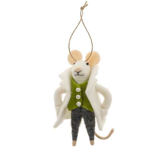 Peacoat Parker Mouse Ornament