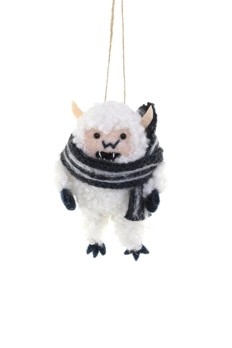 SNOWBOUND YETI ORNAMENT