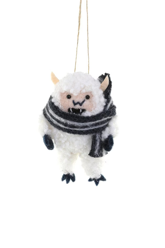 SNOWBOUND YETI ORNAMENT