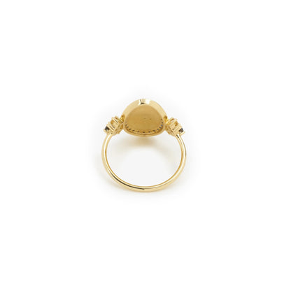 Athena Cigar Ring - Black + Yellow