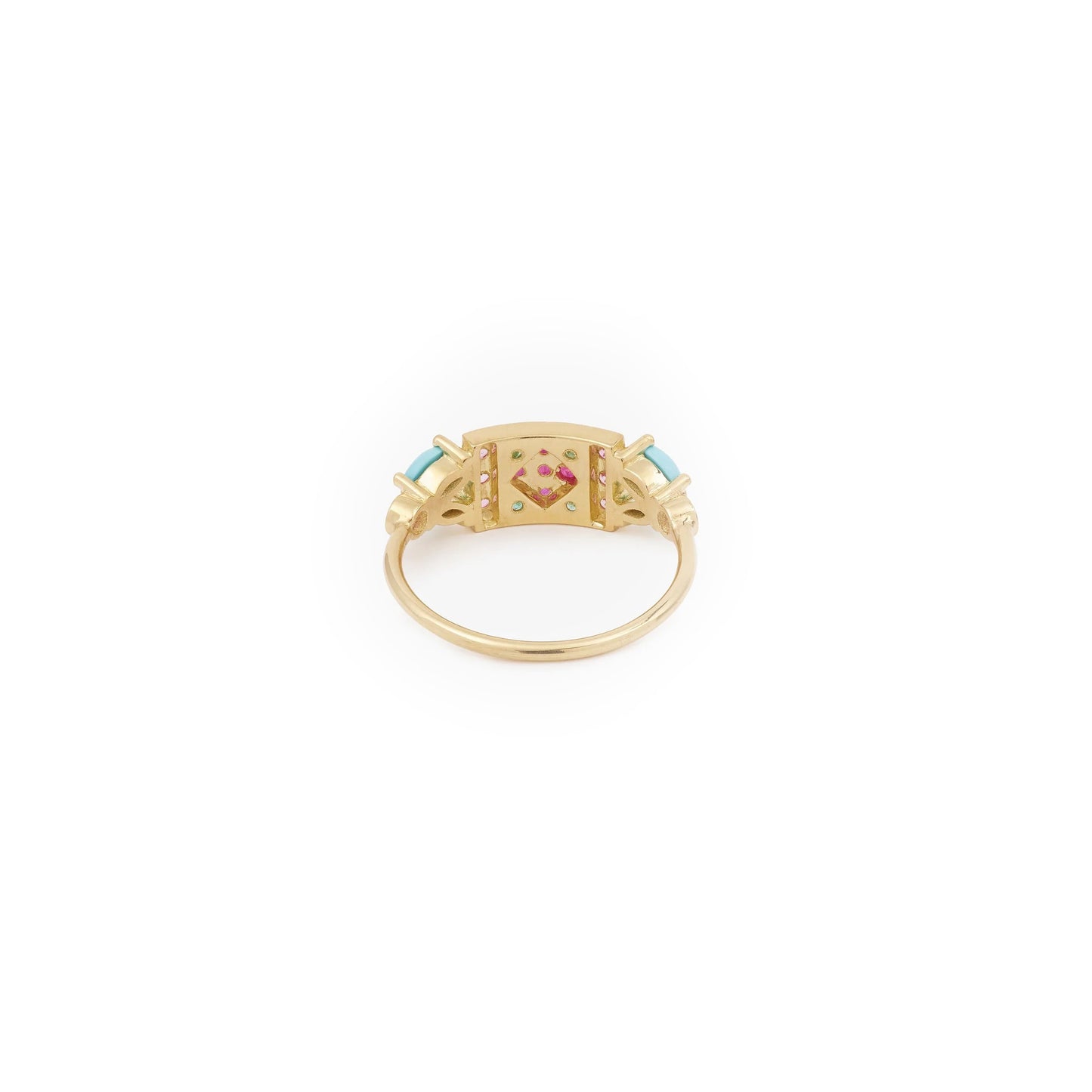 Ava Banner Ring - Turquoise