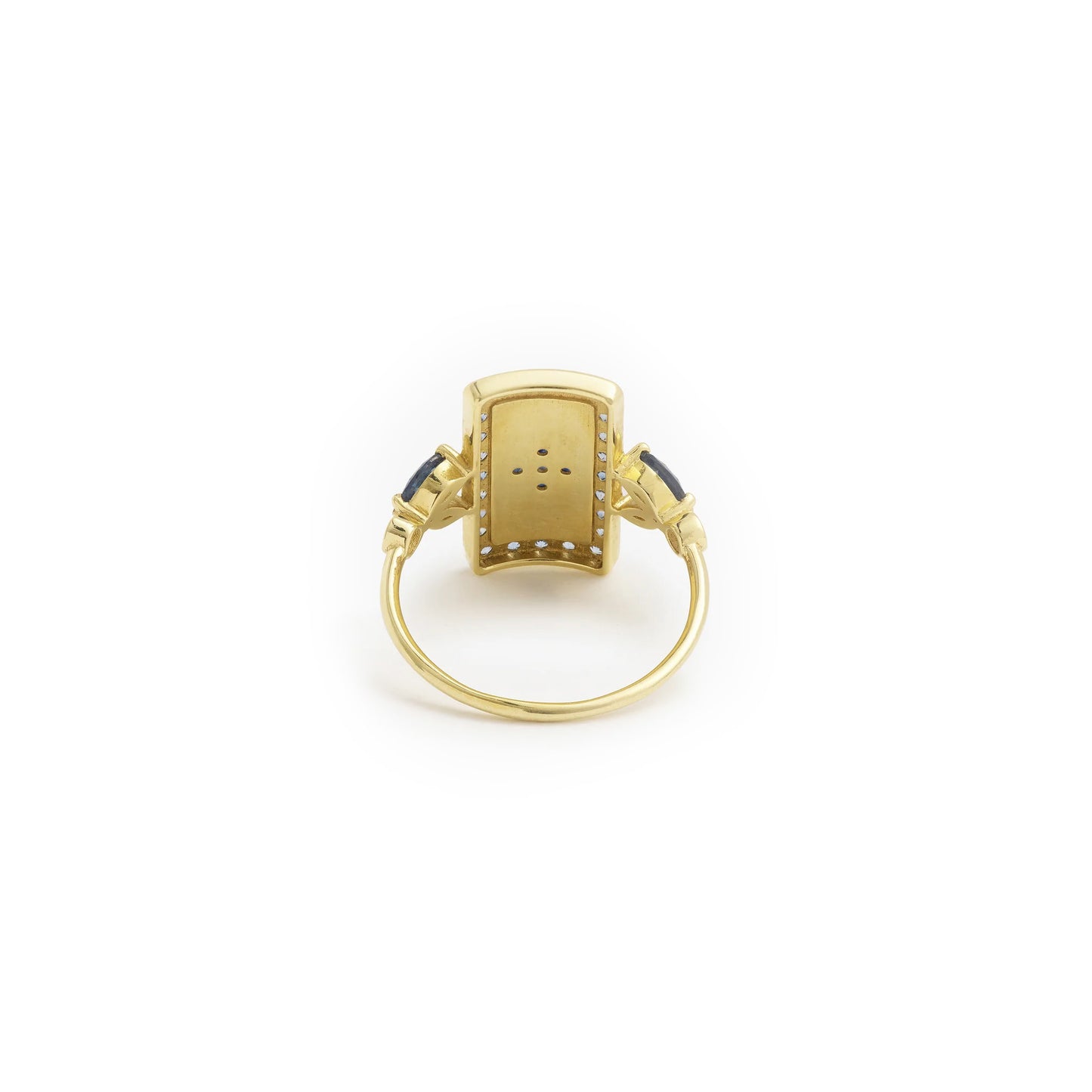 Ava Cigar Ring - Blue