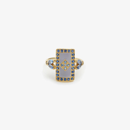 Ava Cigar Ring - Grey