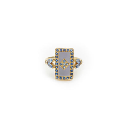 Ava Cigar Ring - Grey