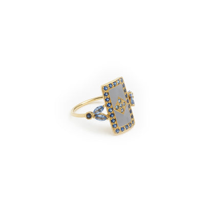 Ava Cigar Ring - Grey