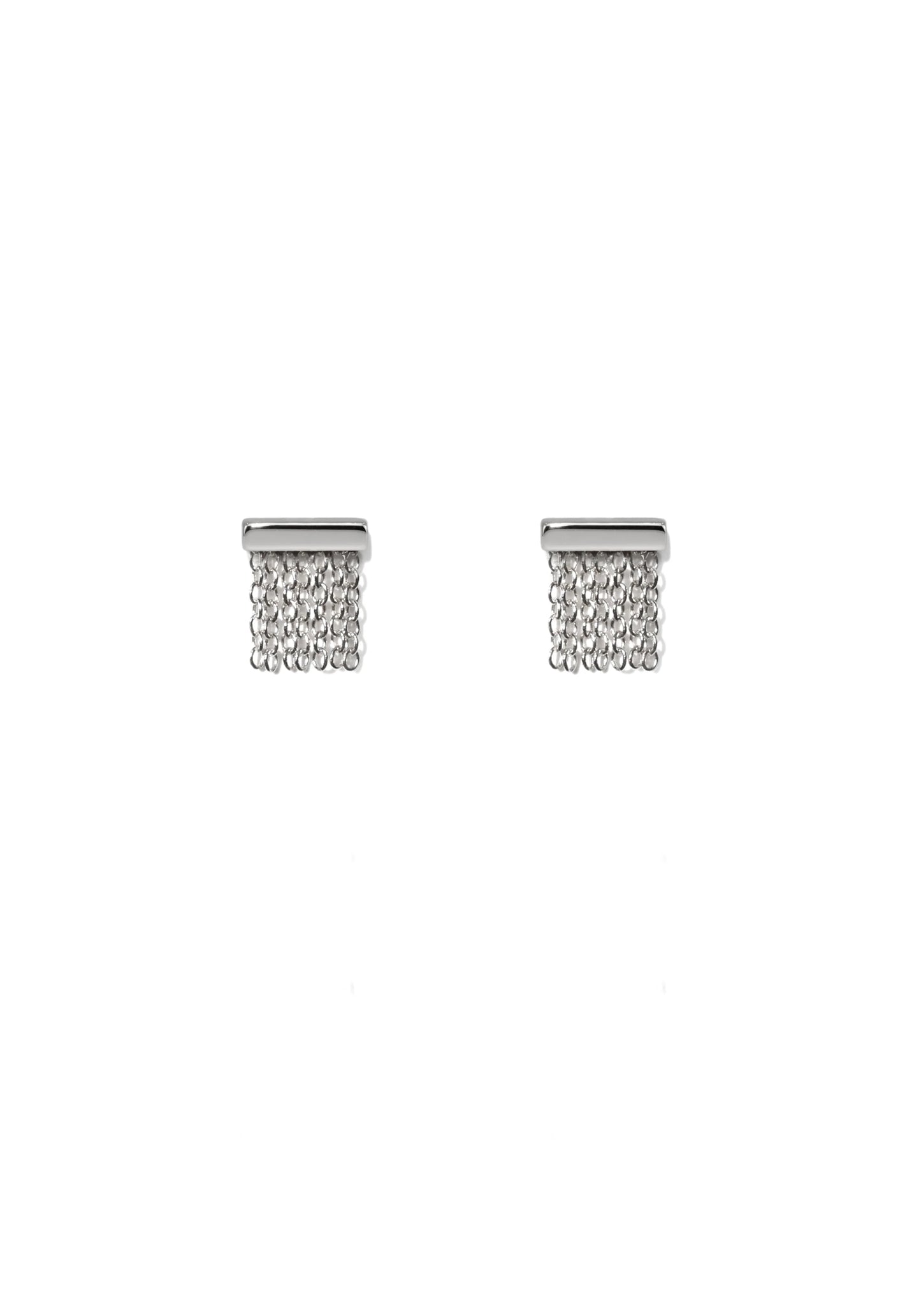 Fringe Silver Small Studs