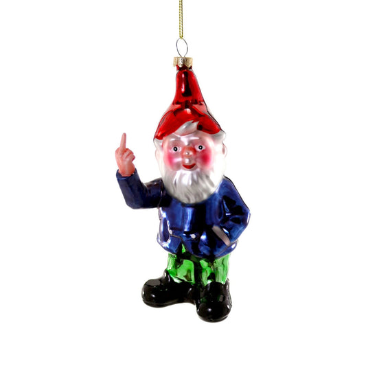 NAUGHTY GNOME ORNAMENT