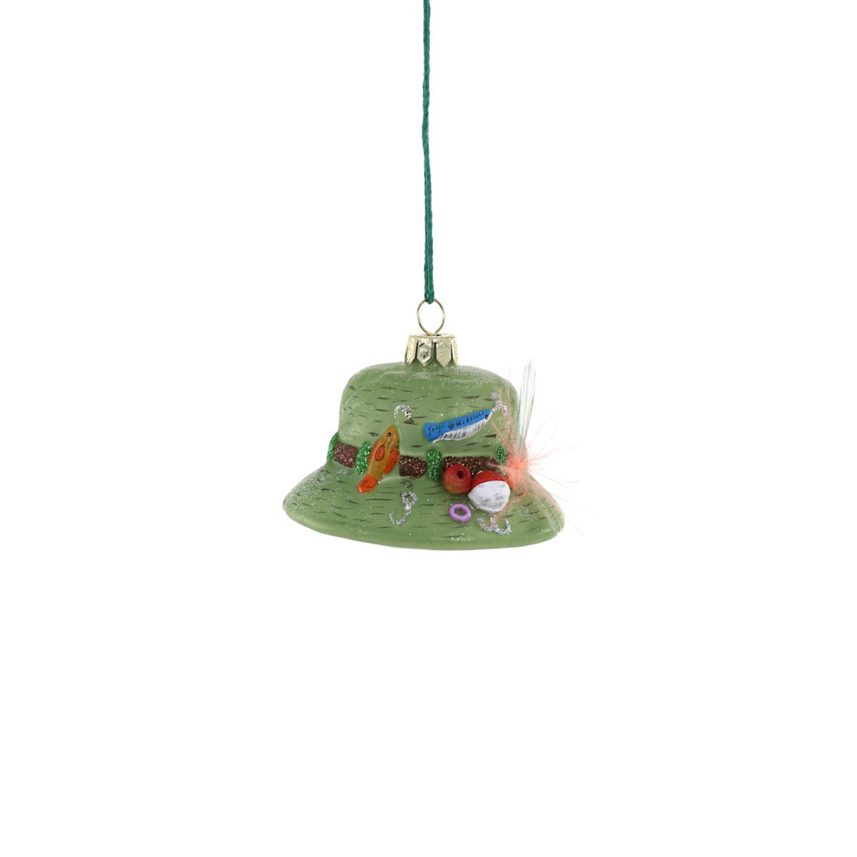 FLY FISHERMAN'S HAT ORNAMENT