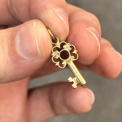Vintage Gold Filled Key Charm