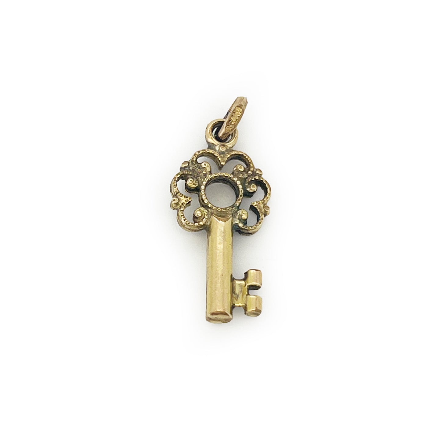 Vintage Gold Filled Key Charm