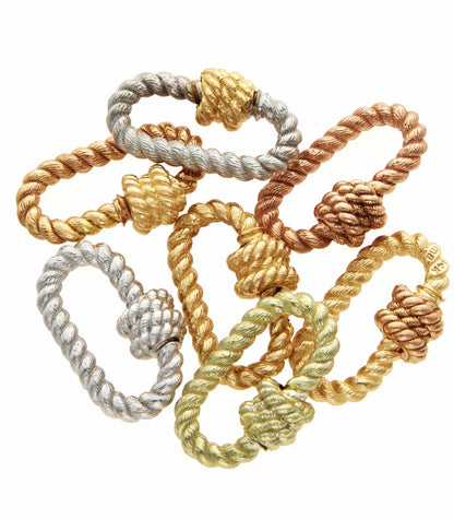 Twisted Lock - Yellow Gold