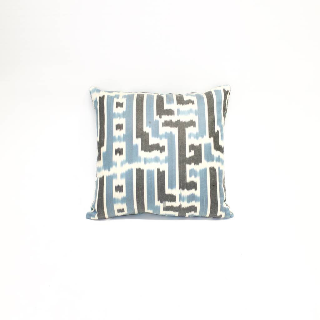 Ikat Silk Double-Sided Pillow - Square