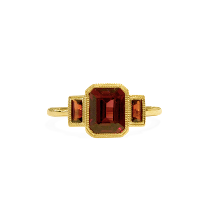 Charlotte Garnet Ring