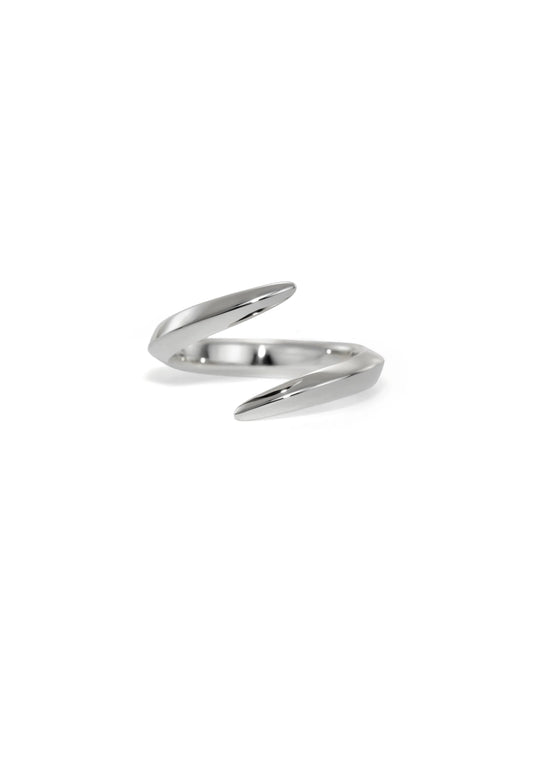 Luna Large Silver Wrap Ring