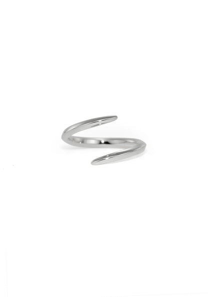 Luna Small Silver Wrap Ring