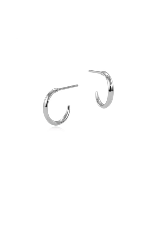 Luna Silver Mini Hoops
