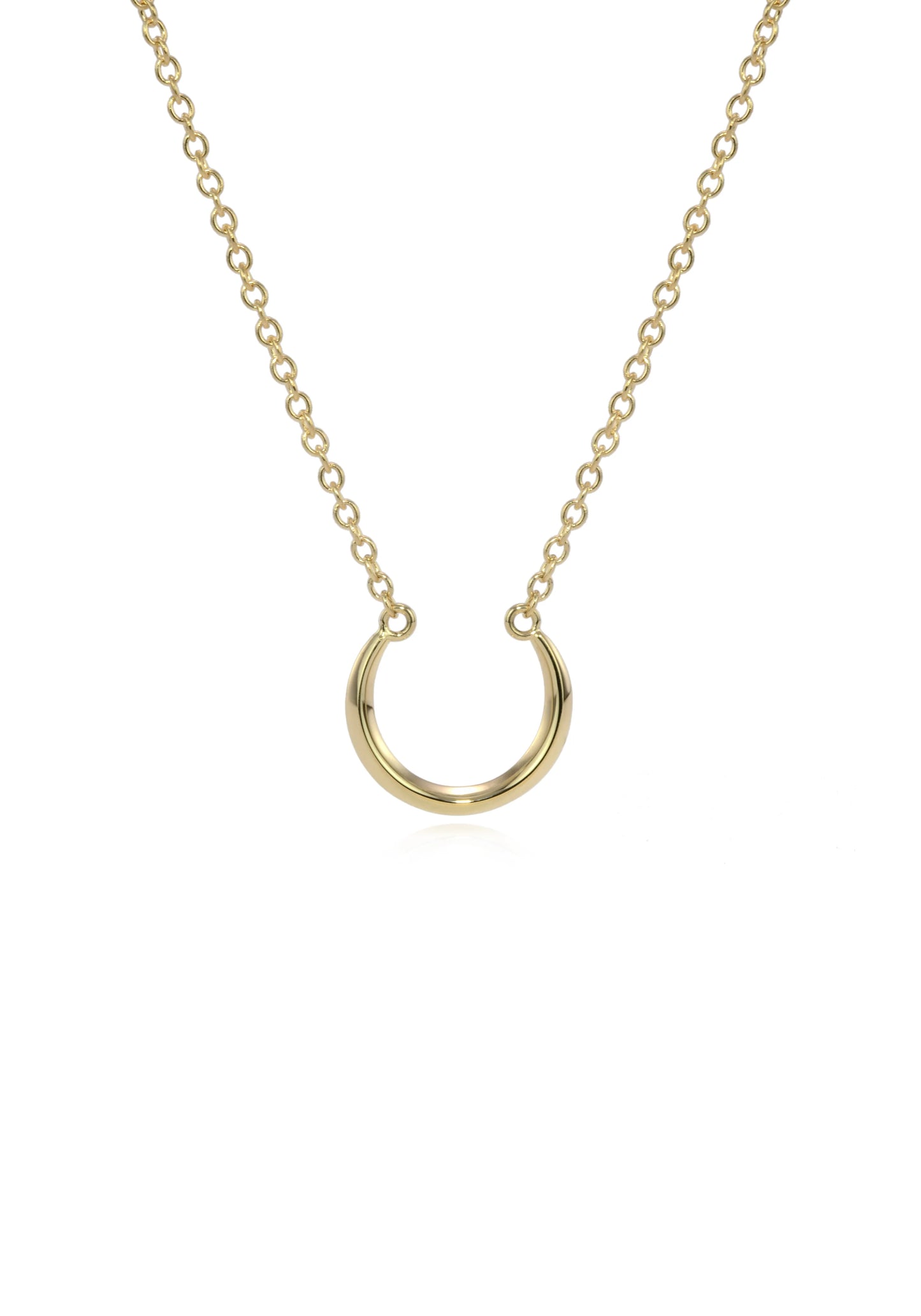 Luna Small Crescent Pendant
