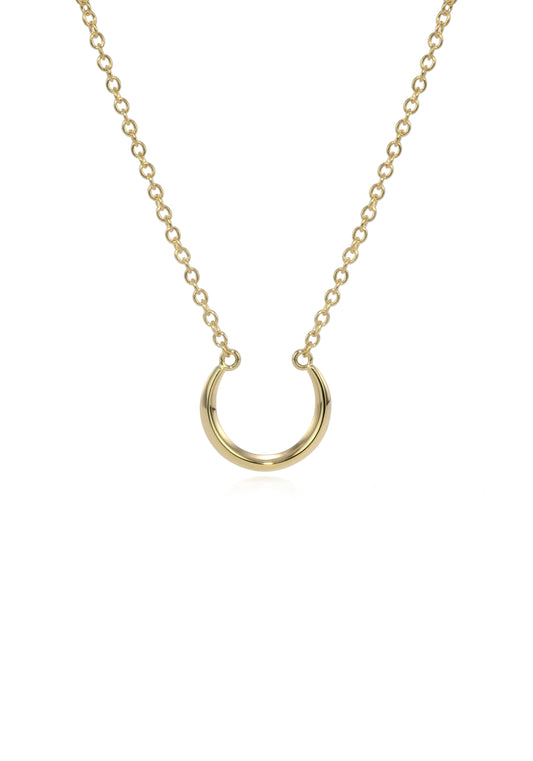 Luna Small Crescent Pendant