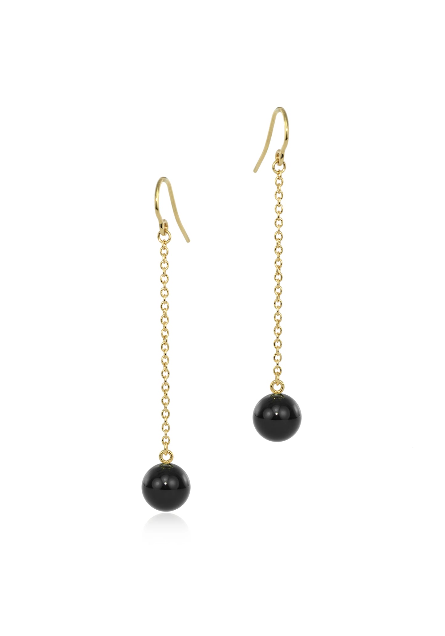Onyx Large Drop Earrings
