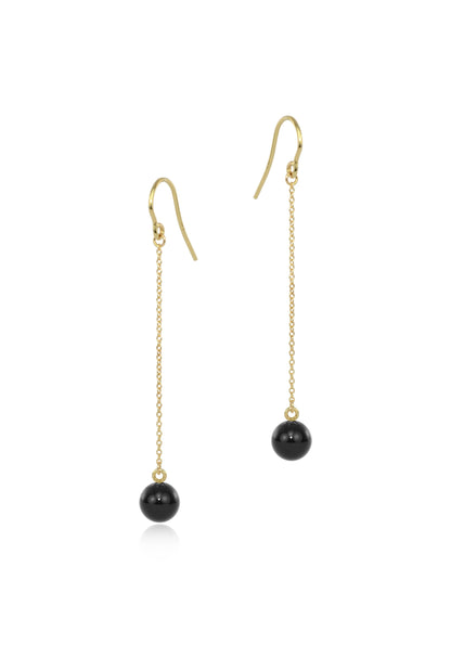 Onyx Small Drop Earrings