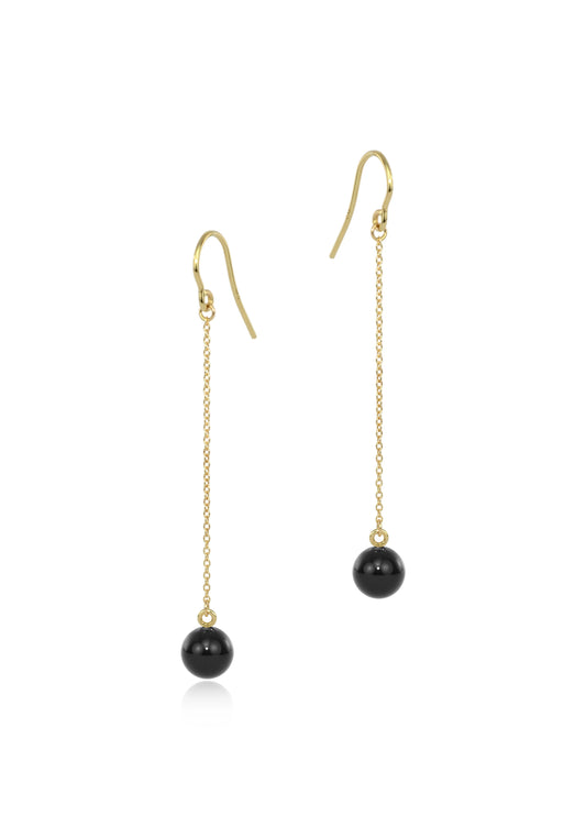 Onyx Small Drop Earrings