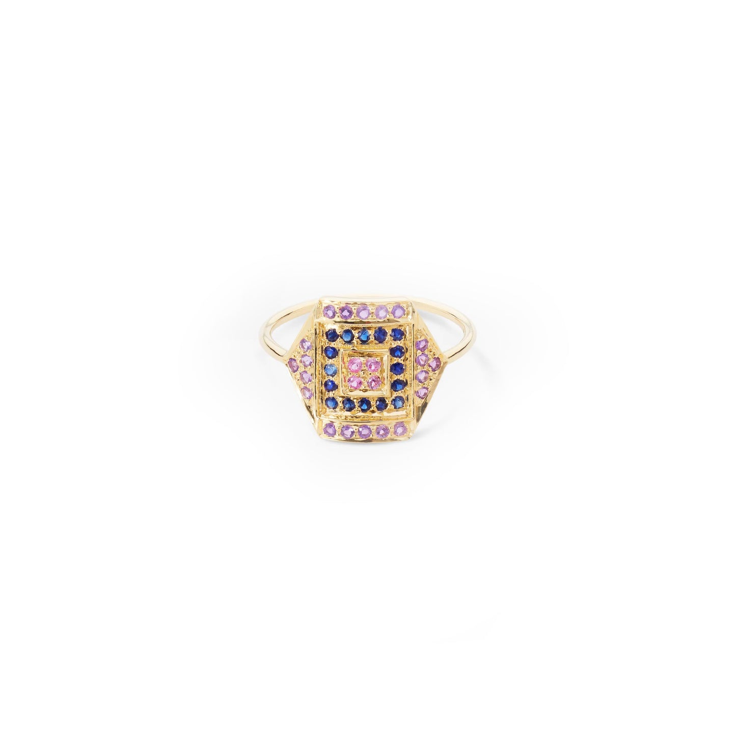 Paloma Hex Ring - Purple