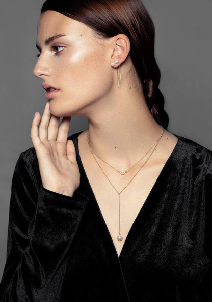 Pearl Large Sideways Pendant