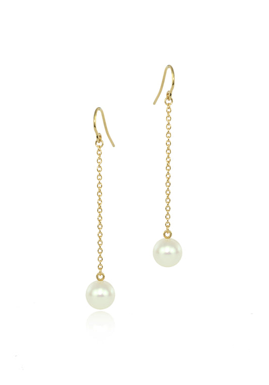 Pearl Large Drop Earrings