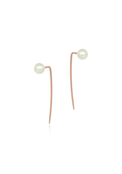 Pearl Small Spike Earrings