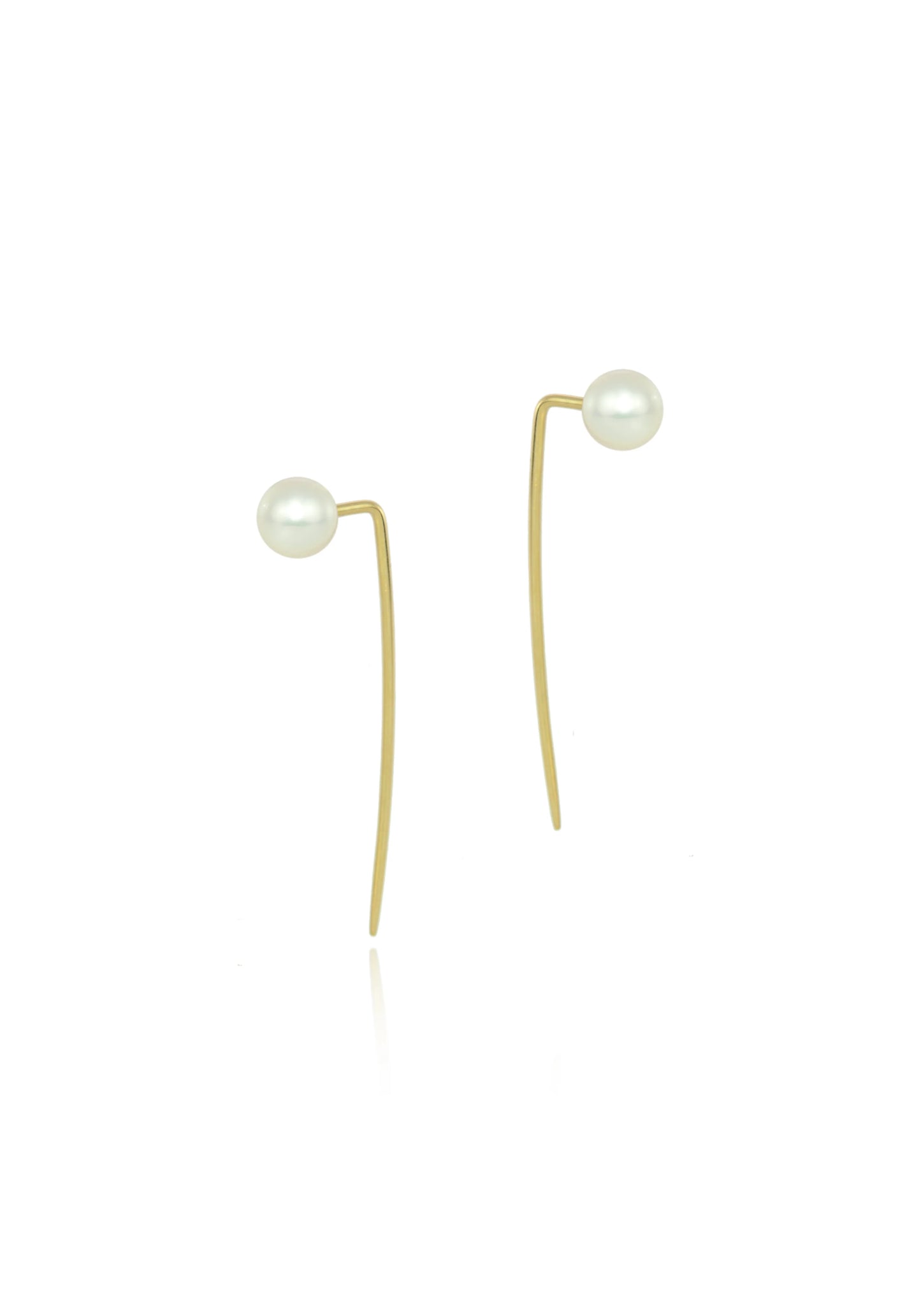 Pearl Small Spike Earrings