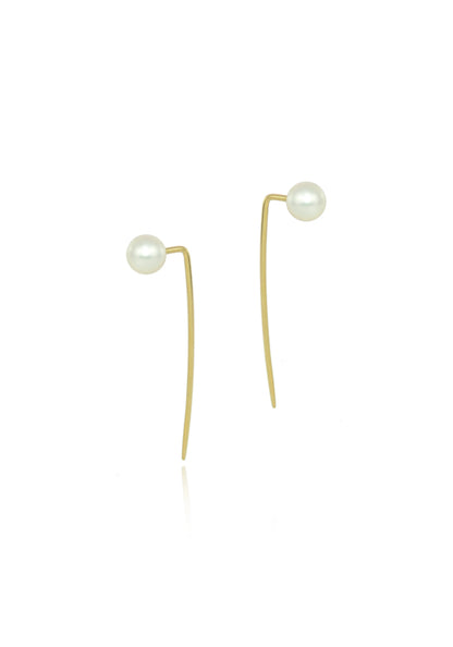 Pearl Small Spike Earrings