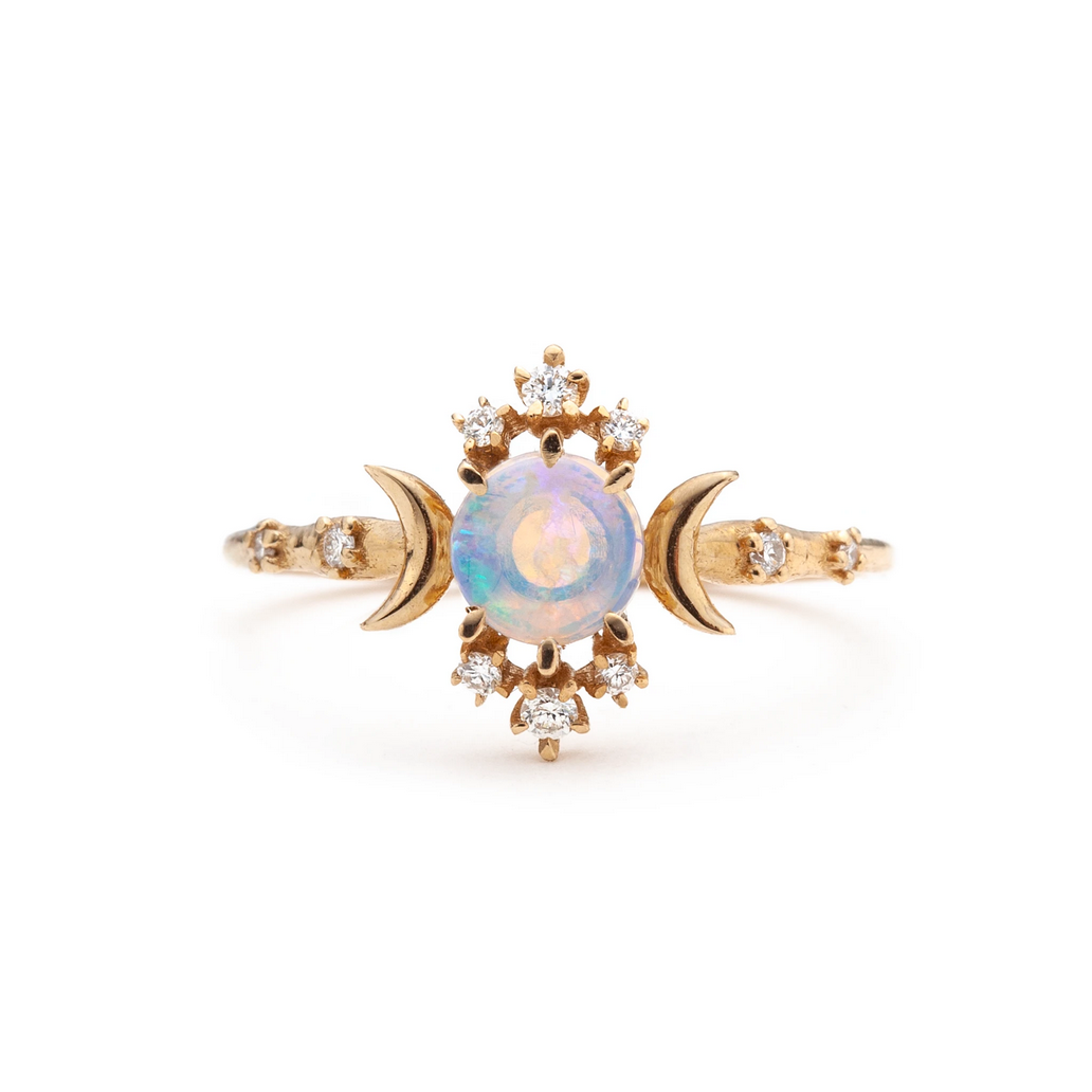 Opal Wandering Star Ring