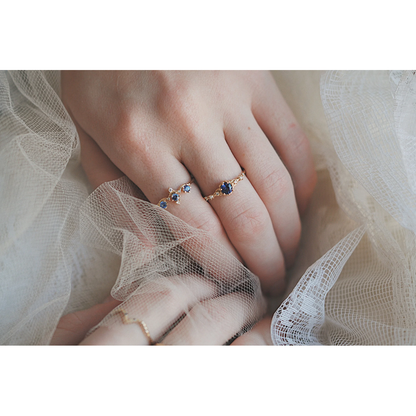Sapphire Winter Waltz Ring