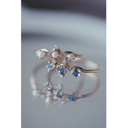 Sapphire Winter Waltz Ring