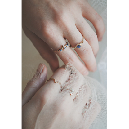 Sapphire Winter Waltz Ring