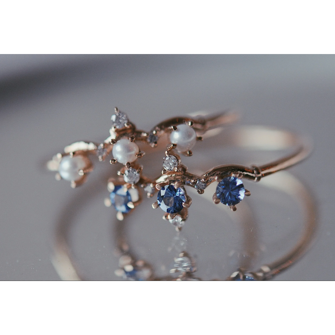 Sapphire Winter Waltz Ring
