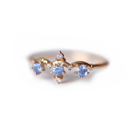 Sapphire Winter Waltz Ring