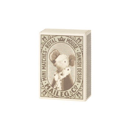 Sleepy | Wakey Baby Mouse in Matchbox - Blue