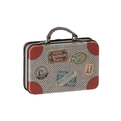 Metal Suitcase - Grey Well-Travelled