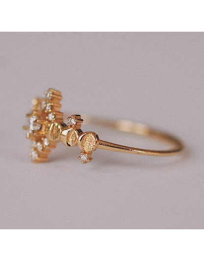 Diamond Cosmic Witch Ring