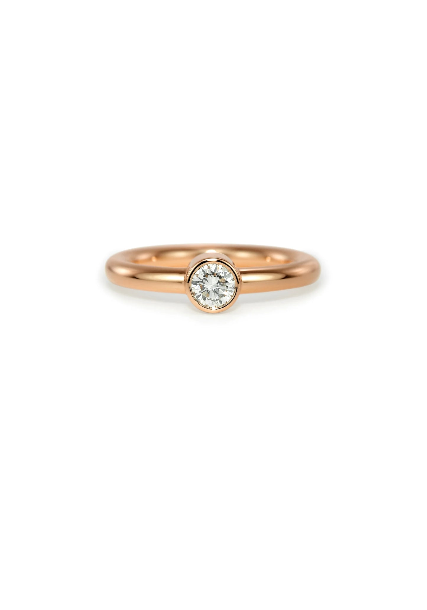 Slice Solitaire Diamond Ring