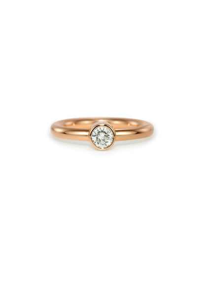 Slice Solitaire Diamond Ring