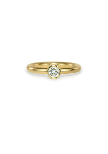 Slice Solitaire Diamond Ring