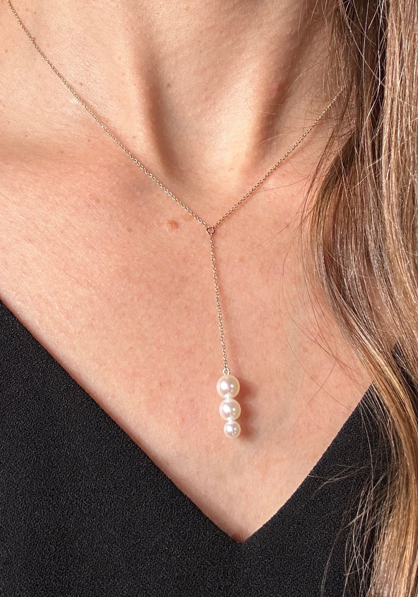 Surge 3 Pearl Drop Pendant